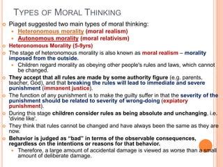 Piaget's theory of moral development | PPT