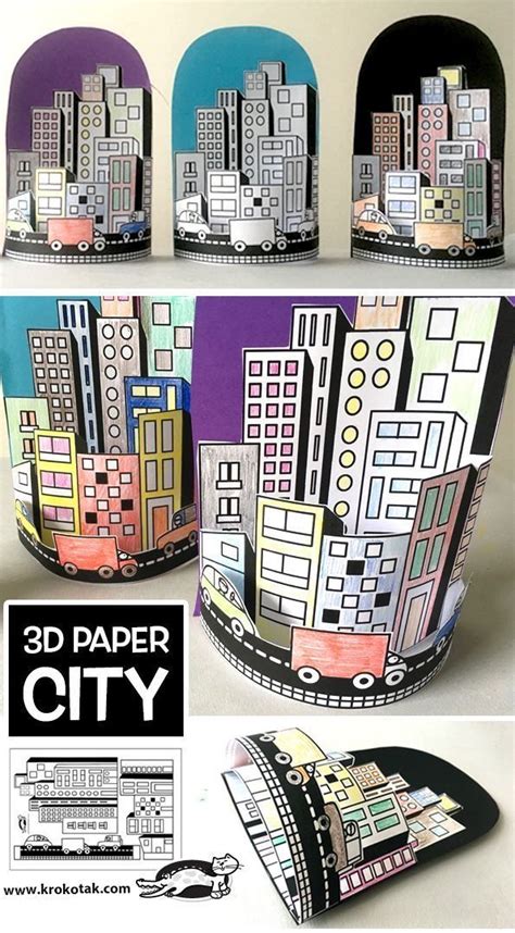 3D PAPER CITY (krokotak) #bible 3D PAPER CITY 3D PAPER CITY (krokotak ...