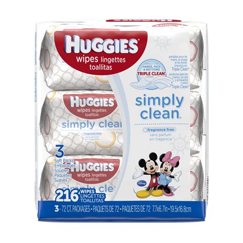 Huggies ® Simply Clean® Baby Wipes, Soft Pack