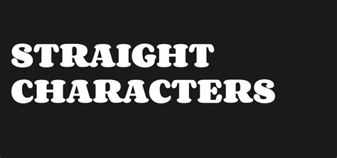 Category:Straight Characters | Straight Characters Wiki | Fandom