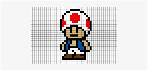 Toad Mario Kart Pixel Art