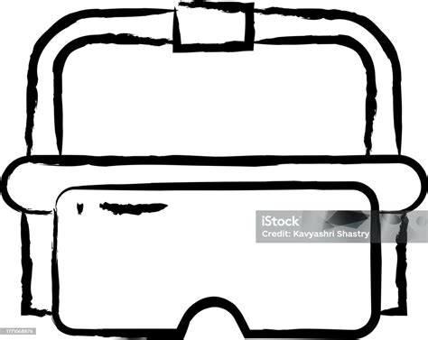 Safety Glasses Hand Drawn Vector Illustration Stock Illustration - Download Image Now ...