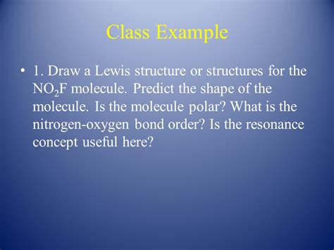 No2f Resonance Structures