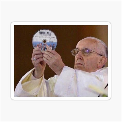 "Mamma Mia Pope Meme" Sticker for Sale by StephEllen | Redbubble