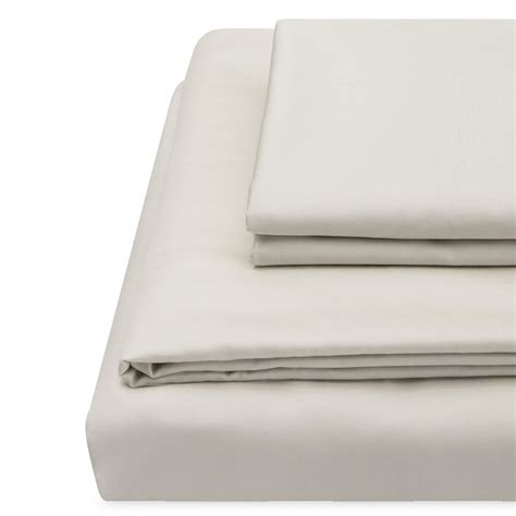 Percale Bed Sheets // Ivory (Twin) - Molecule - Touch of Modern