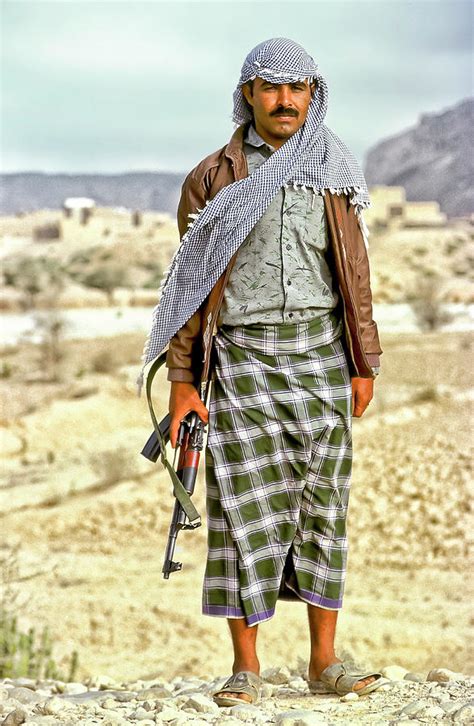 Yemeni Man From The Hadhramaut Photograph by Robert Woodward