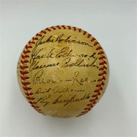 √ Jackie Robinson Signed Baseball