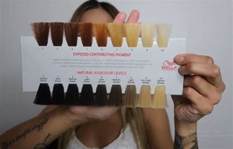 Bleached Hair Color Chart