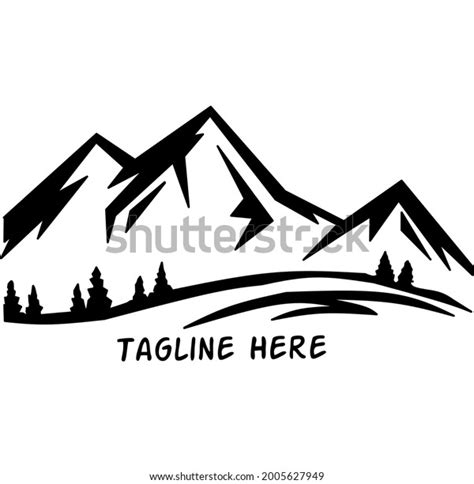 Black Mountain Vector Logo Very Good Stock Vector (Royalty Free) 2005627949 | Shutterstock