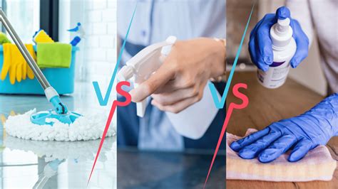 Cleaning vs Disinfecting vs Sanitizing: Understanding the Differences — Amenify