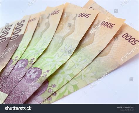 Indonesian Currency Rupiah 5000 Denominations 2016 Stock Photo ...