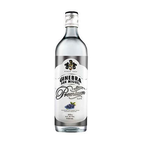 GINEBRA PREMIUM SAN MIGUEL GIN 750ML - Maya Enterprises