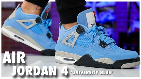 Air Jordan 4 University Blue - YouTube