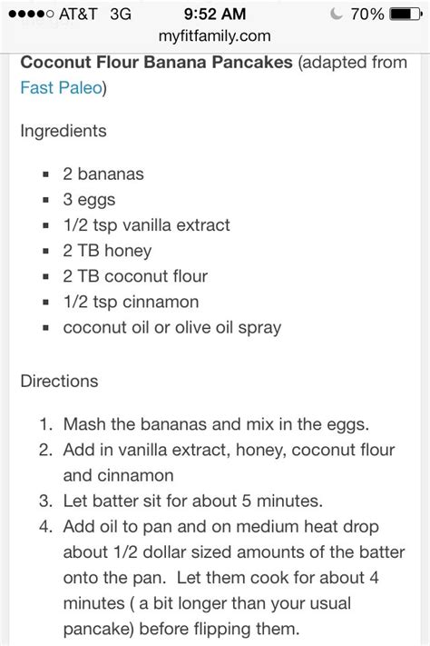 Pin by Chris Lekas on foodie | Coconut flour recipes, Paleo ingredients, Paleo diet recipes