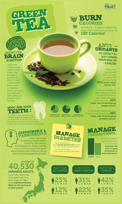 The Benefits of Green Tea [Infographic]