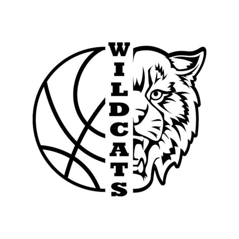 Wildcats Basketball Wildcat vector .eps .dxf .svg .png Vinyl | Etsy