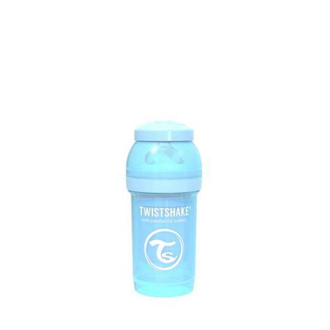 Tetero Twistshake anti-cólico 180ml – Azul | Grupo mas tres