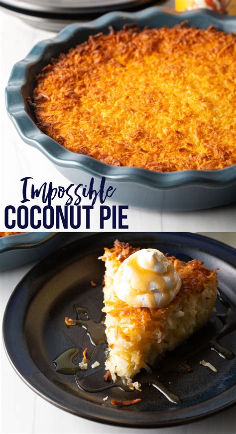 Impossible Coconut Pie + VIDEO - A Spicy Perspective