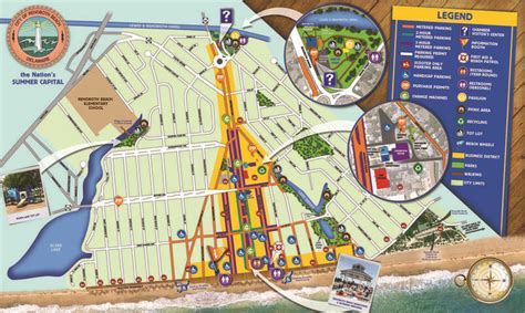 Rehoboth Beach Attractions Map