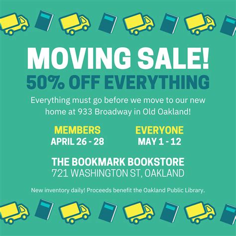 Apr 26 | Bookstore Moving Sale! | Alameda, CA Patch