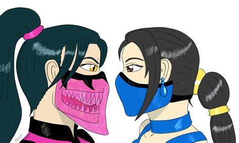 Mileena vs. Kitana by Tygerlander on DeviantArt