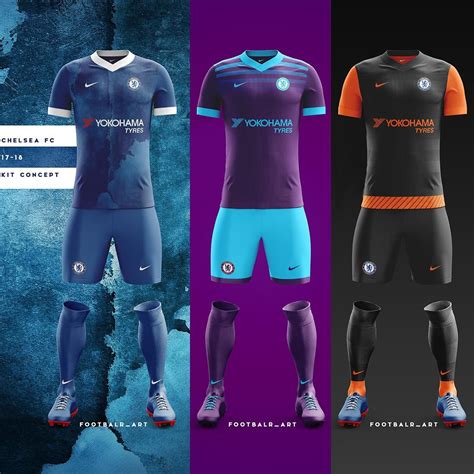 Nike kit concepts by @Footbalr_art on IG. Soccer Kits, Football Kits, Football Jerseys, Chelsea ...
