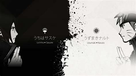 Download Naruto Black And White Wallpaper | Wallpapers.com