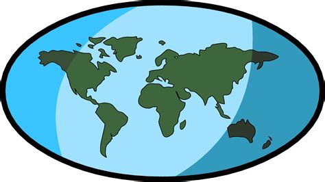Labeled World Map Clip Art - Viewing Gallery