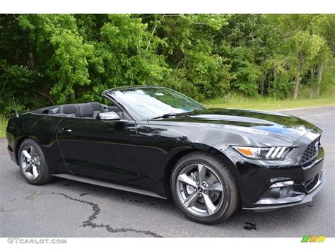 Shadow Black 2016 Ford Mustang V6 Convertible Exterior Photo #113352524 | GTCarLot.com