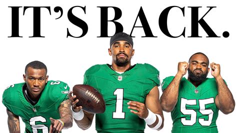 Philadelphia Eagles Unveil Kelly Green Throwback Uniforms After Images Leak – SportsLogos.Net News