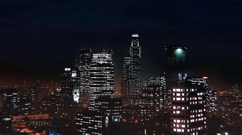 Los Santos in the night : r/gtaonline