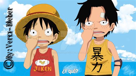 Luffy And Ace Kids by Vero-Light on DeviantArt