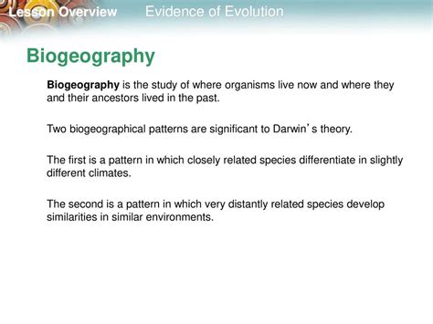 Lesson Overview 16.4 Evidence of Evolution. - ppt download