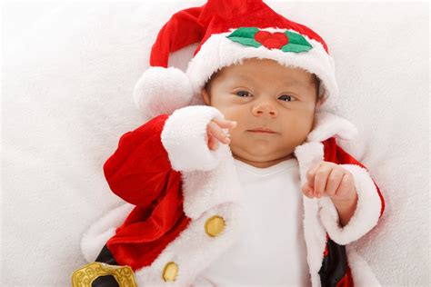 Relaxed Santa Baby Free Stock Photo - Public Domain Pictures