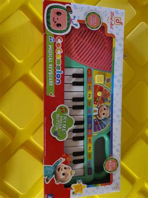 COCOMELON FIRST ACT Musical Keyboard Piano Toy, 23 Keys - Multicolor (CMF0002) $11.00 - PicClick