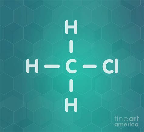 Chloromethane Molecule Photograph by Molekuul/science Photo Library ...