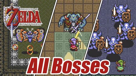 The Legend of Zelda: A Link to the Past - All Bosses - YouTube