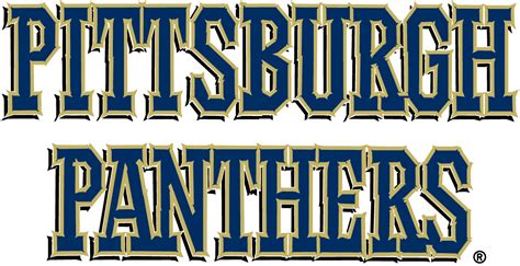 Pittsburgh Panthers Wordmark Logo - NCAA Division I (n-r) (NCAA n-r) - Chris Creamer's Sports ...