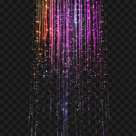 Premium PSD | Psd of fiber optic led star curtains with color changing transparen collage y2k ...