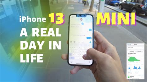 iPhone 13 Mini Battery | A Real Day in a Life Review - YouTube