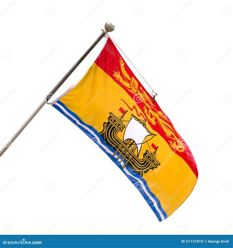 Provincial Flag of New Brunswick, Canada Stock Image - Image of isolated, emblem: 31137019