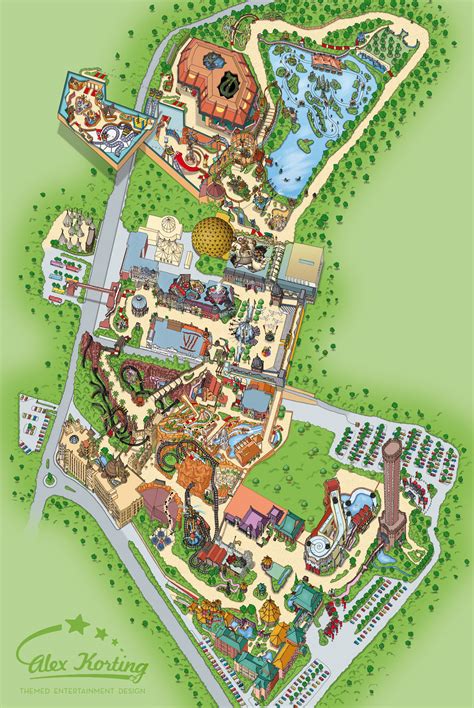 Theme Park Site Plan
