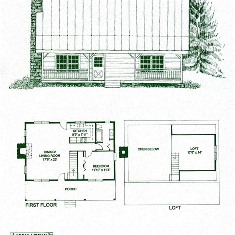 New 1 Bedroom Log Cabin Floor Plans - New Home Plans Design