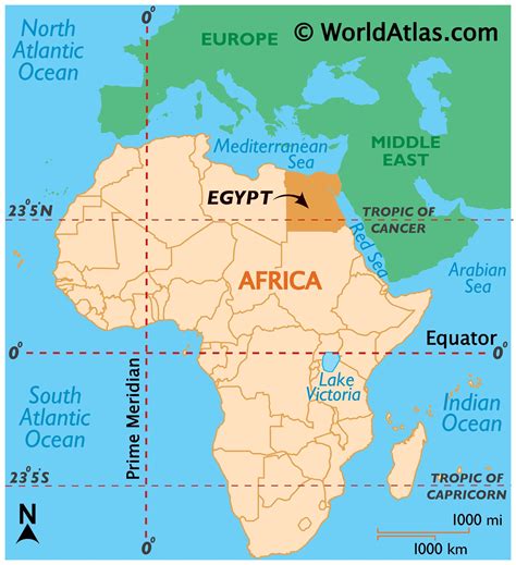 Map Of Where Egypt Is Located – The World Map