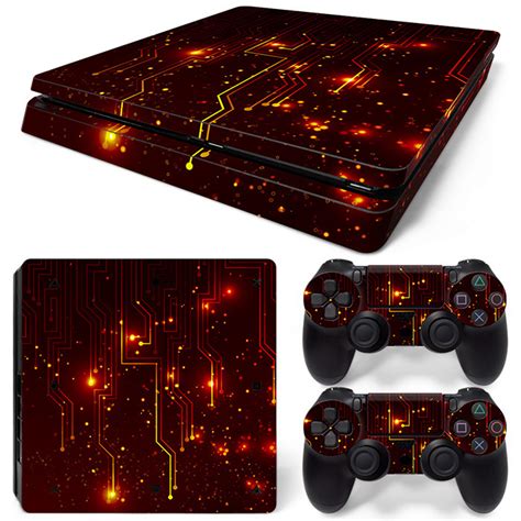 CPU / Red - PS4 Slim Console Skins | PS4 Slim Console Skins | Consoleskins