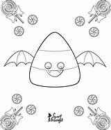 Candy Corn Coloring Pages sketch template