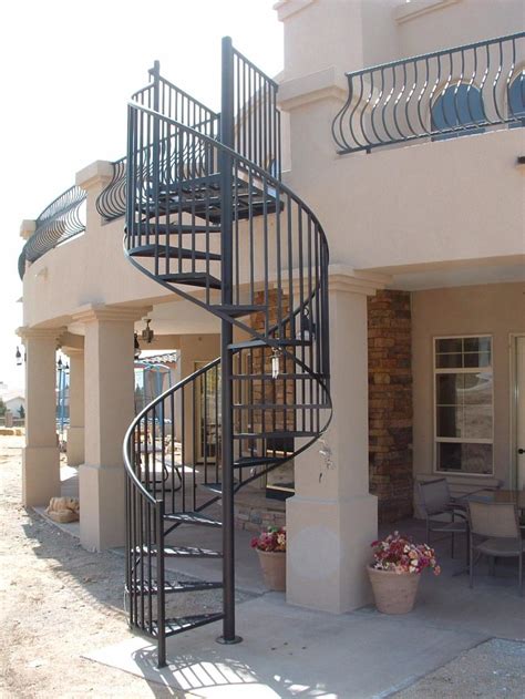 Outdoor Spiral Staircase