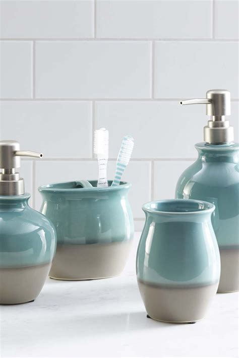 Light Blue Bathroom Accessories Set – BESTHOMISH