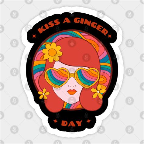 National Kiss A Ginger Day - National Kiss A Ginger Day - Sticker ...