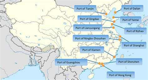 Top 12 major China ports with All Details You Want to Know